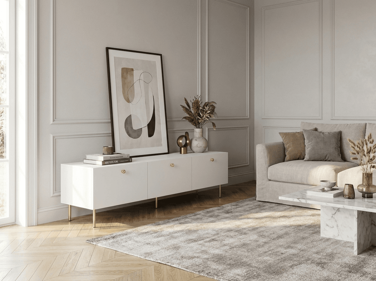 Minimalist media console